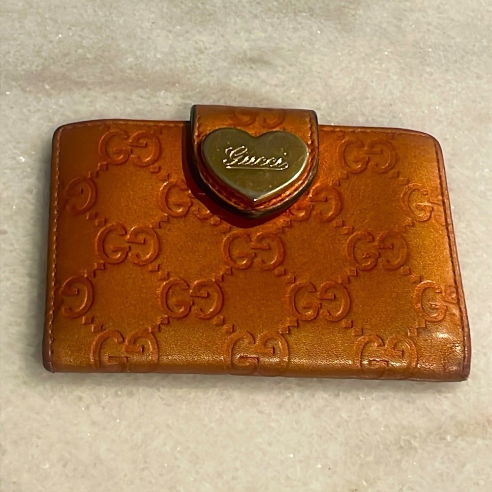 Gucci Guccissima Travel Wallet classic monogram print wallet bag
